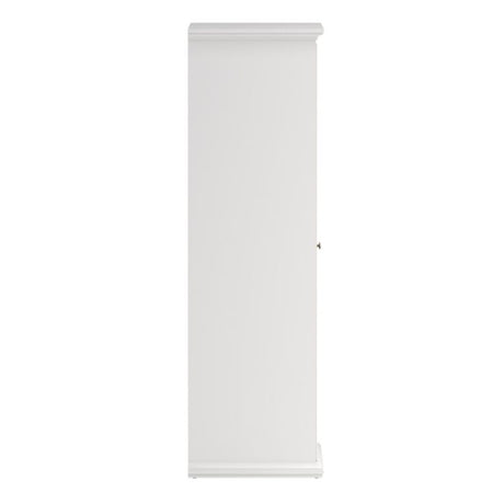 Geneva 100cm 2 Door Wardrobe-White - FurniComp
