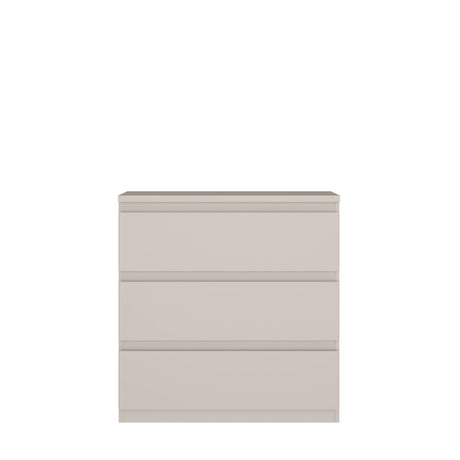 Alaska 3 Drawer Chest of Drawers - Cashmere - FurniComp