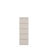 Alaska 5 Drawer Tall Chest of Drawers - Cashmere - FurniComp