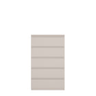 Alaska 5 Drawer Wide Chest of Drawers - Cashmere - FurniComp