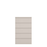 Alaska 5 Drawer Wide Chest of Drawers - Cashmere - FurniComp