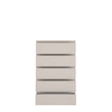 Alaska 5 Drawer Wide Chest of Drawers - Cashmere - FurniComp