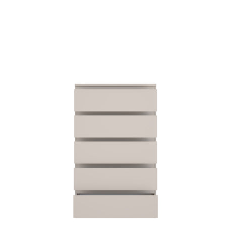 Alaska 5 Drawer Wide Chest of Drawers - Cashmere - FurniComp
