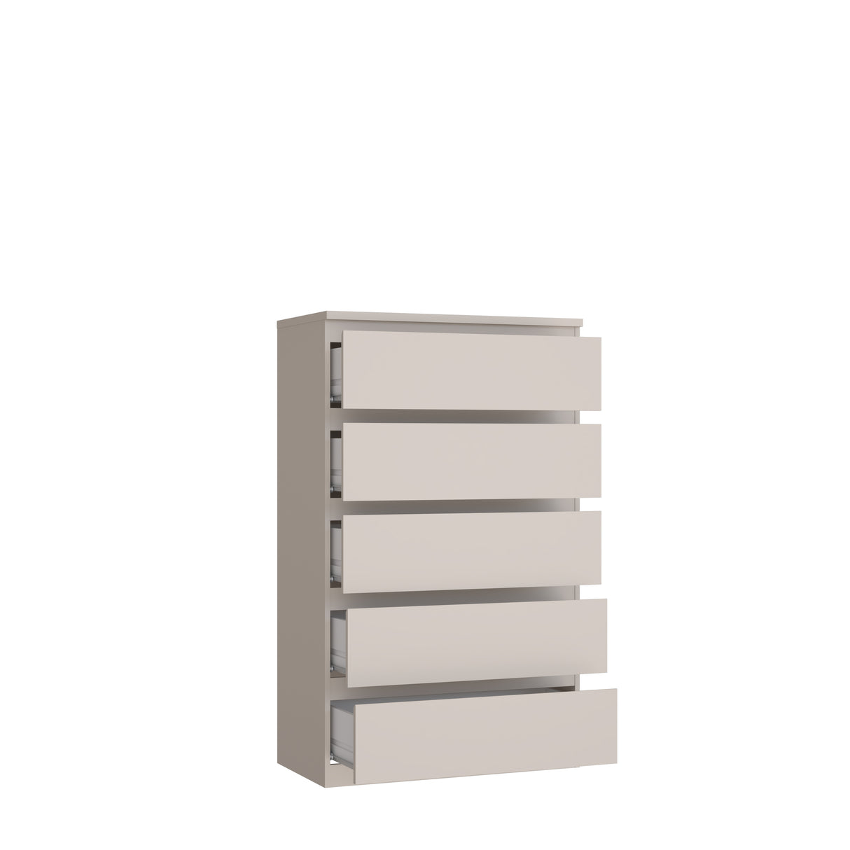 Alaska 5 Drawer Wide Chest of Drawers - Cashmere - FurniComp