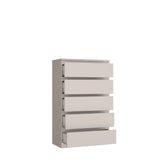 Alaska 5 Drawer Wide Chest of Drawers - Cashmere - FurniComp