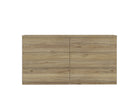 Alaska 6 Drawer Wide Chest of Drawers - Oak - FurniComp