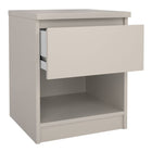 Alaska Cashmere 1 Drawer 1 Shelf Bedside