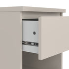 Alaska Cashmere 1 Drawer 1 Shelf Bedside