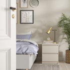 Alaska Cashmere 2 Drawer Bedside