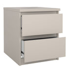 Alaska Cashmere 2 Drawer Bedside