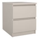 Alaska Cashmere 2 Drawer Bedside