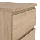 Alaska Jackson Hickory Oak 2 Drawer Bedside