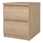 Alaska Jackson Hickory Oak 2 Drawer Bedside