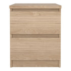 Alaska Jackson Hickory Oak 2 Drawer Bedside