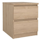 Alaska Jackson Hickory Oak 2 Drawer Bedside