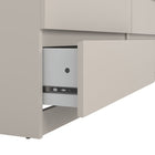 Alaska Wide Cashmere 6 Drawers (3+3) Chest of Drawer