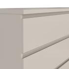 Alaska Wide Cashmere 6 Drawers (3+3) Chest of Drawer