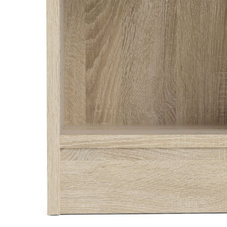 Alfie 40cm Narrow Bookcase - Oak - FurniComp