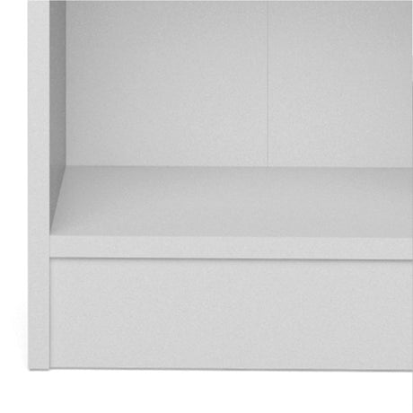 Alfie 40cm Narrow Bookcase - White - FurniComp