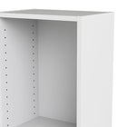 Alfie 40cm Tall Narrow Bookcase- White - FurniComp