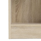 Alfie 80cm Tall Wide Bookcase- Oak - FurniComp