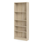 Alfie 80cm Tall Wide Bookcase- Oak - FurniComp