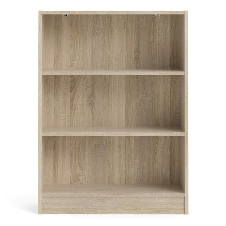 Alfie 80cm Wide Bookcase- Oak - FurniComp