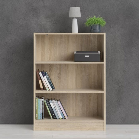 Alfie 80cm Wide Bookcase- Oak - FurniComp