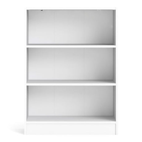 Alfie 80cm Wide Bookcase- White - FurniComp