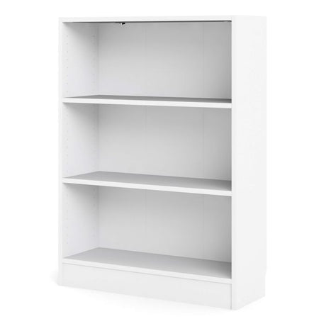 Alfie 80cm Wide Bookcase- White - FurniComp