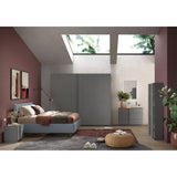 Alvin 6 Drawer 50cm Tall Chest of Drawers - Grey - FurniComp