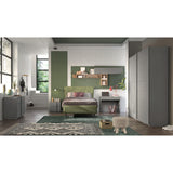 Alvin 6 Drawer 50cm Tall Chest of Drawers - Grey - FurniComp