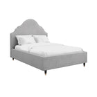 Amber Light Grey Fabric Bed Frame - FurniComp