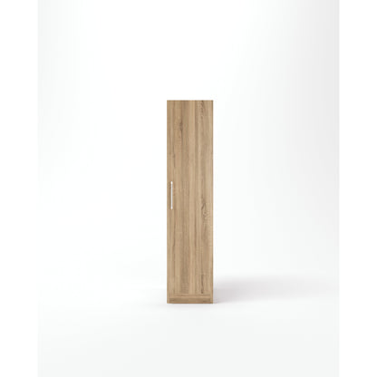 Aria Oak 1 Door Wardrobe - FurniComp