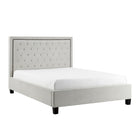 Ariella Natural Fabric Bed Frame - FurniComp