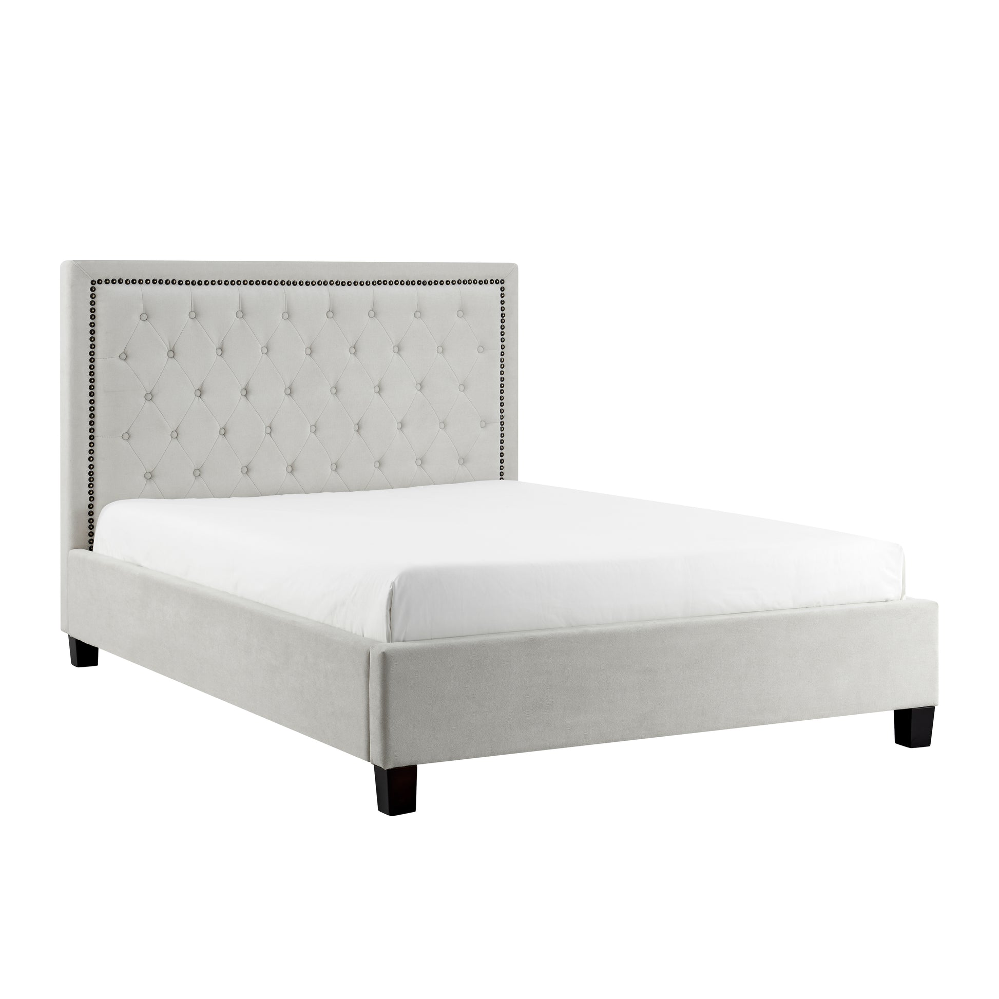 Ariella Natural Fabric Bed Frame - FurniComp