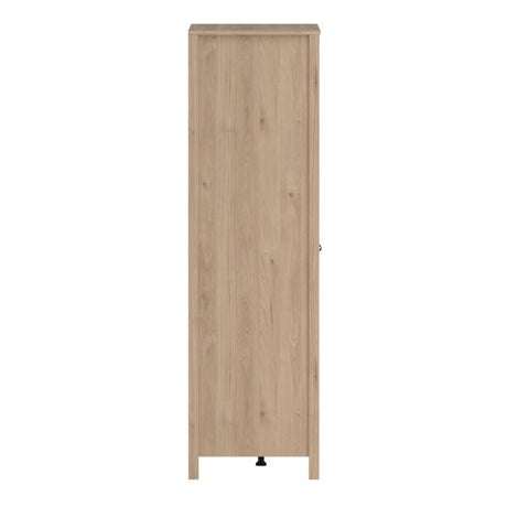 Audrey 100cm 2 Door Wardrobe-Jackson Hickory Oak - FurniComp