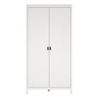 Audrey 100cm 2 Door Wardrobe-White - FurniComp