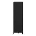 Audrey 150cm 3 Door Wardrobe-Black - FurniComp