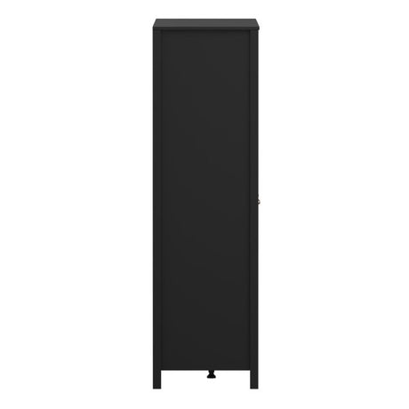 Audrey 150cm 3 Door Wardrobe-Black - FurniComp