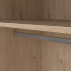 Audrey 150cm 3 Door Wardrobe-Jackson Hickory Oak - FurniComp