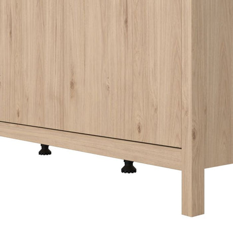 Audrey 150cm 3 Door Wardrobe-Jackson Hickory Oak - FurniComp
