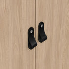 Audrey 150cm 3 Door Wardrobe-Jackson Hickory Oak - FurniComp