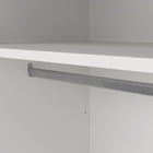 Audrey 150cm 3 Door Wardrobe-White - FurniComp