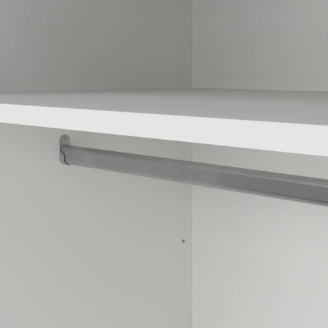 Audrey 150cm 3 Door Wardrobe-White - FurniComp