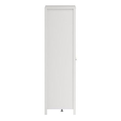 Audrey 150cm 3 Door Wardrobe-White - FurniComp