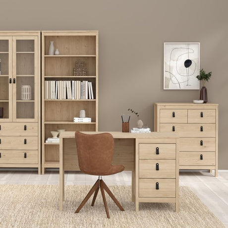 Audrey 160cm Wide 8 Drawer Chest of Drawer-Cashmere - FurniComp