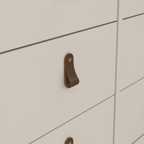 Audrey 160cm Wide 8 Drawer Chest of Drawer-Cashmere - FurniComp