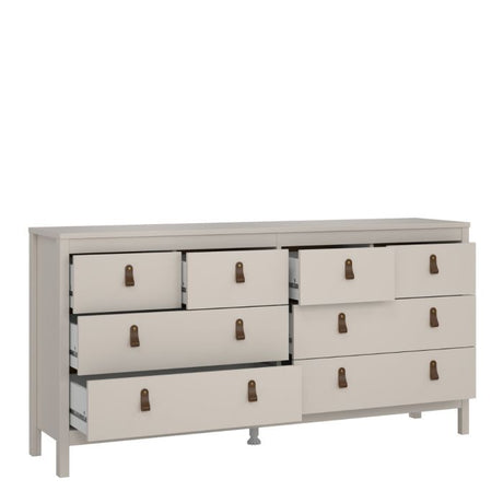 Audrey 160cm Wide 8 Drawer Chest of Drawer-Cashmere - FurniComp