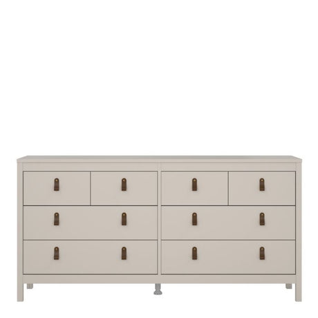 Audrey 160cm Wide 8 Drawer Chest of Drawer-Cashmere - FurniComp
